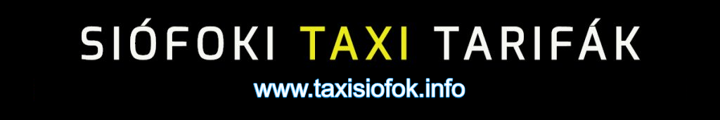 taxi árak siófokon